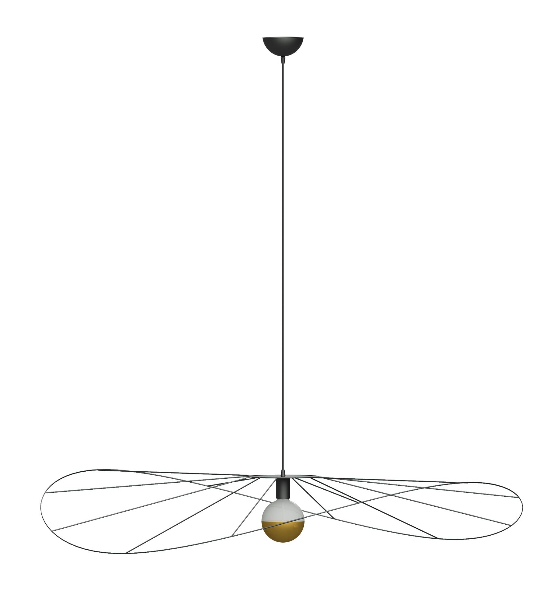 Pendant lamp ESKOLA 70 black