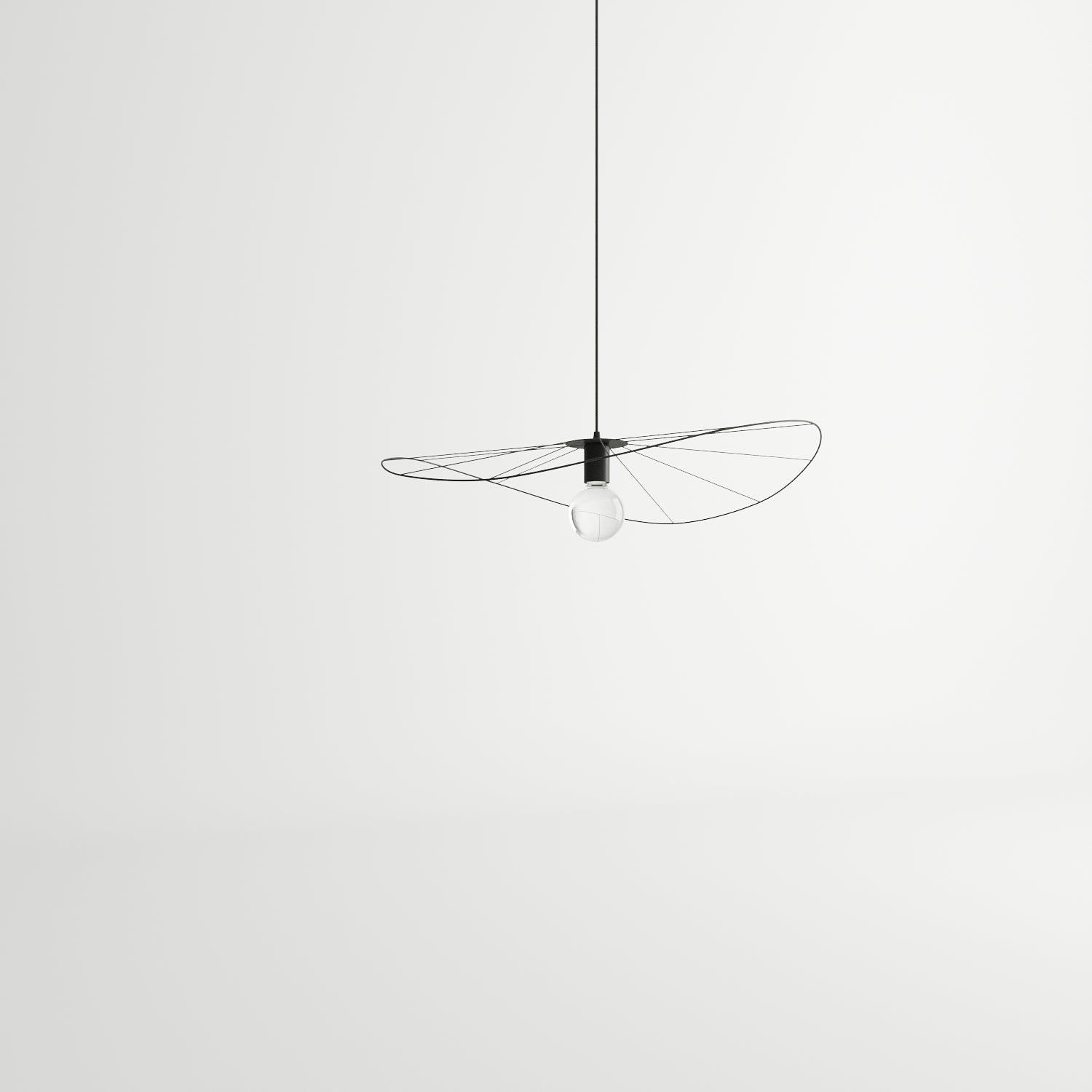 Pendant lamp ESKOLA 70 black