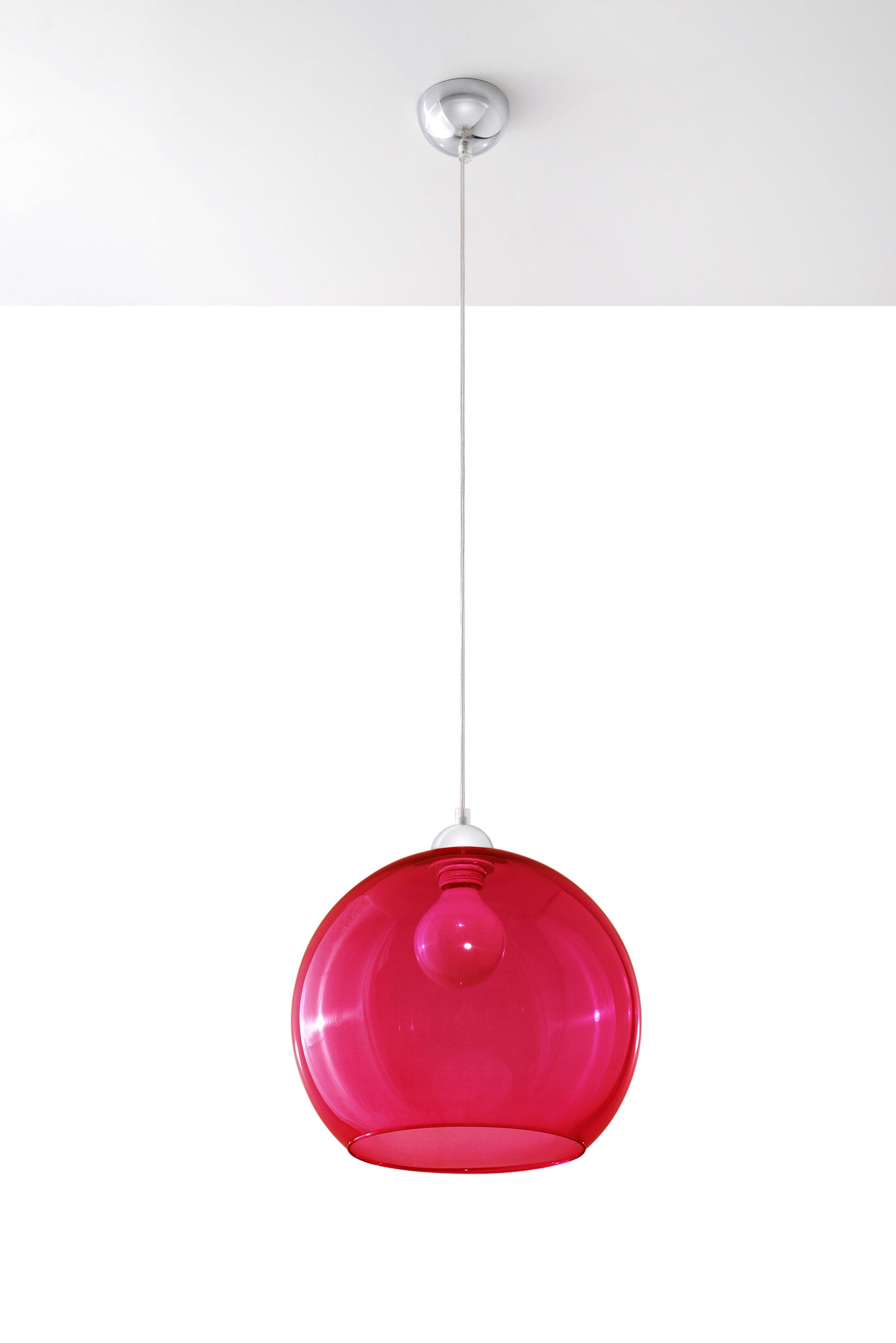 Pendant lamp BALL red