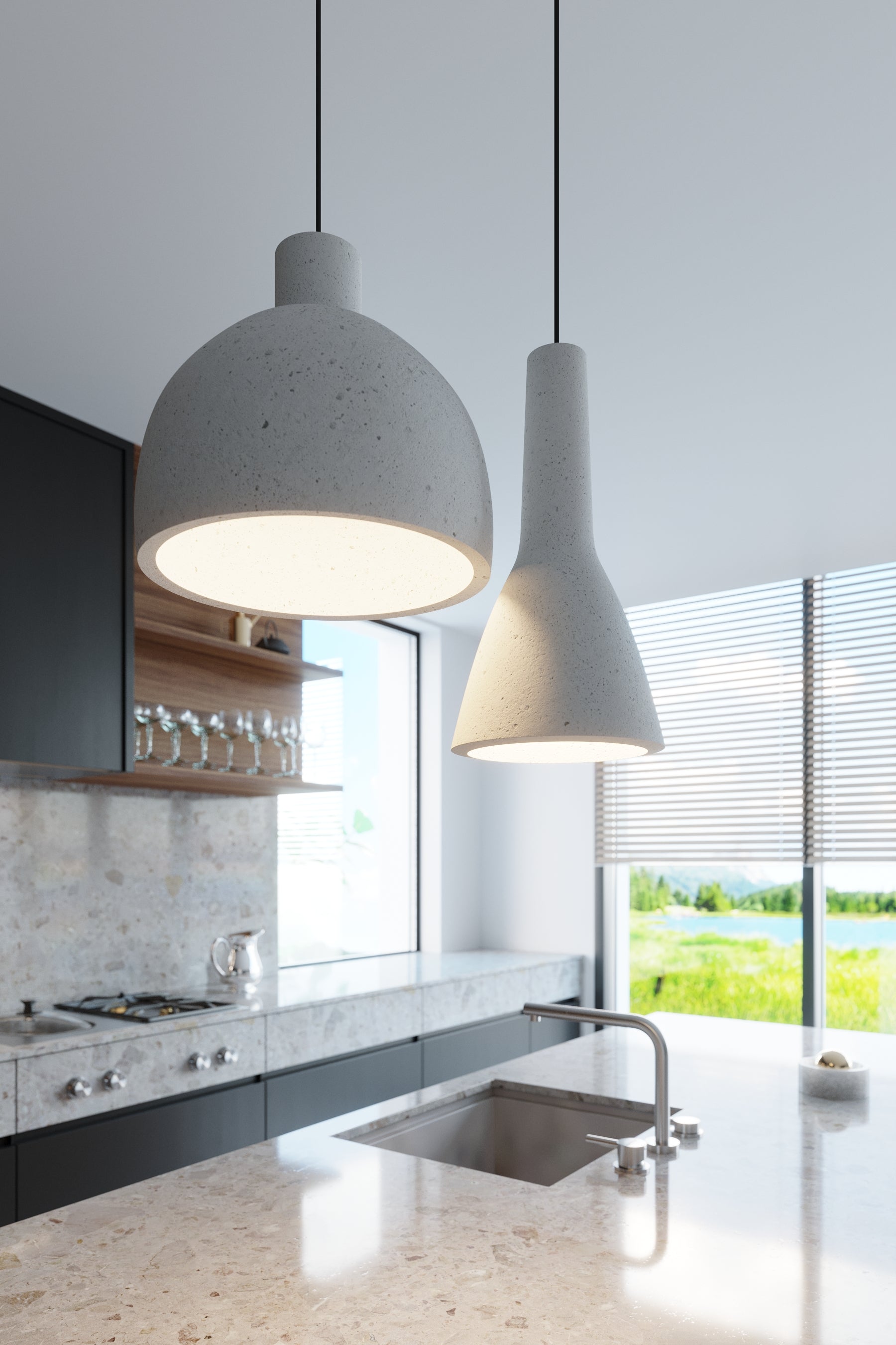 Pendant lamp DAMASO