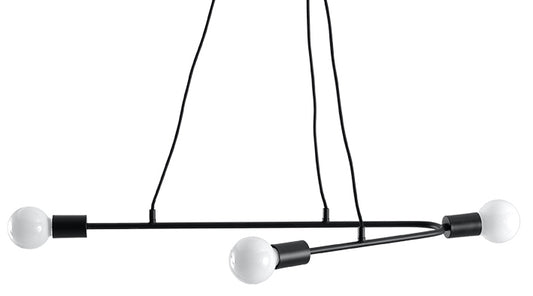 Pendant lamp ASTRAL 3 black