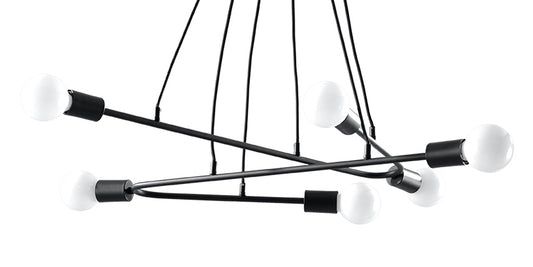 Pendant lamp ASTRAL 6 black