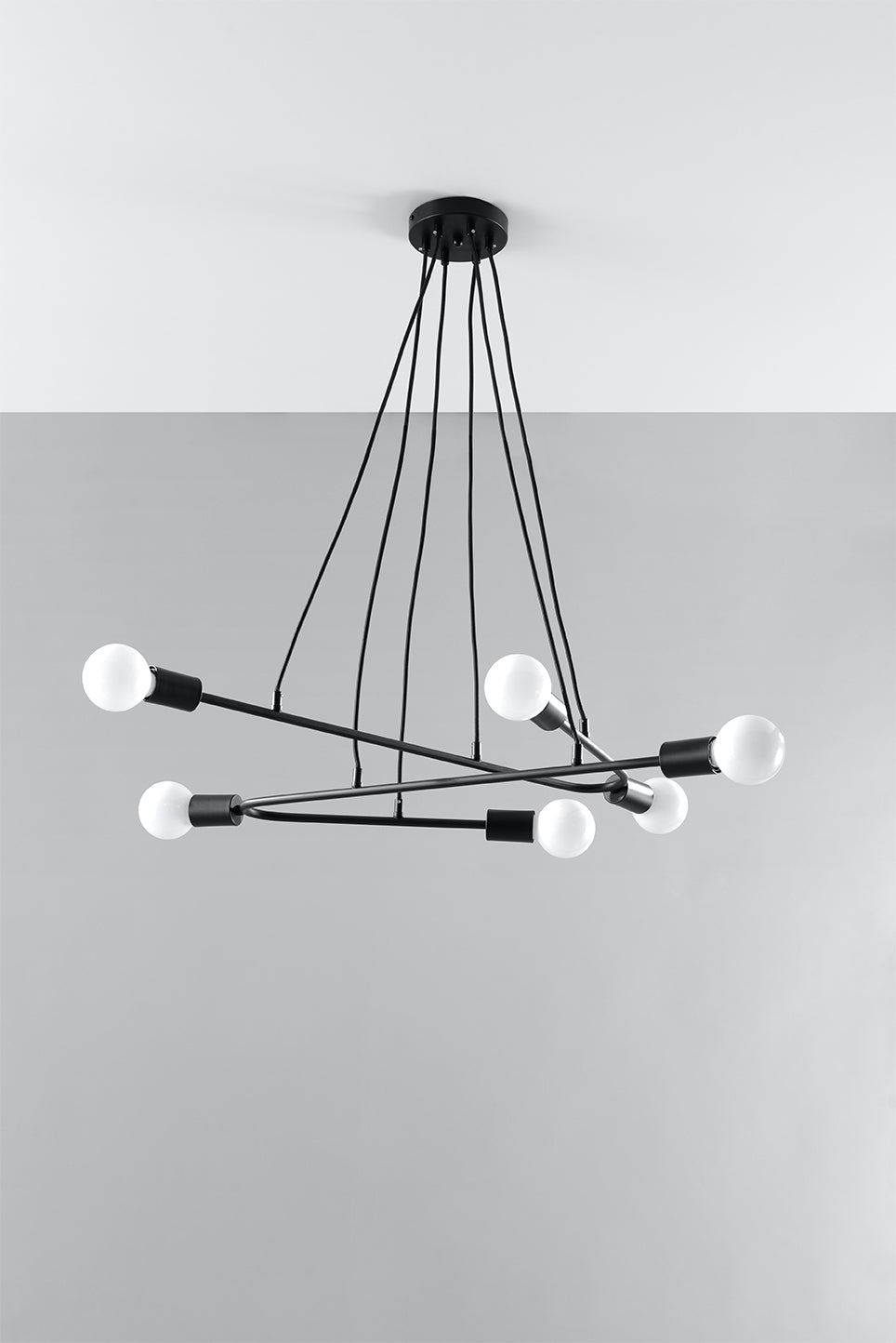 Pendant lamp ASTRAL 6 black