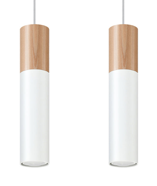 Pendant lamp PABLO 2 white