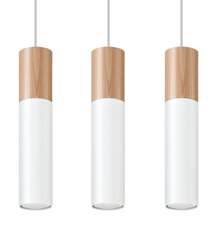 Pendant lamp PABLO 3 white