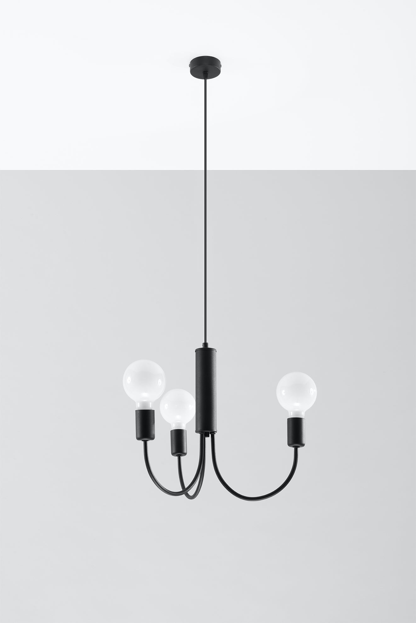 Chandelier PICCOLO 3 black