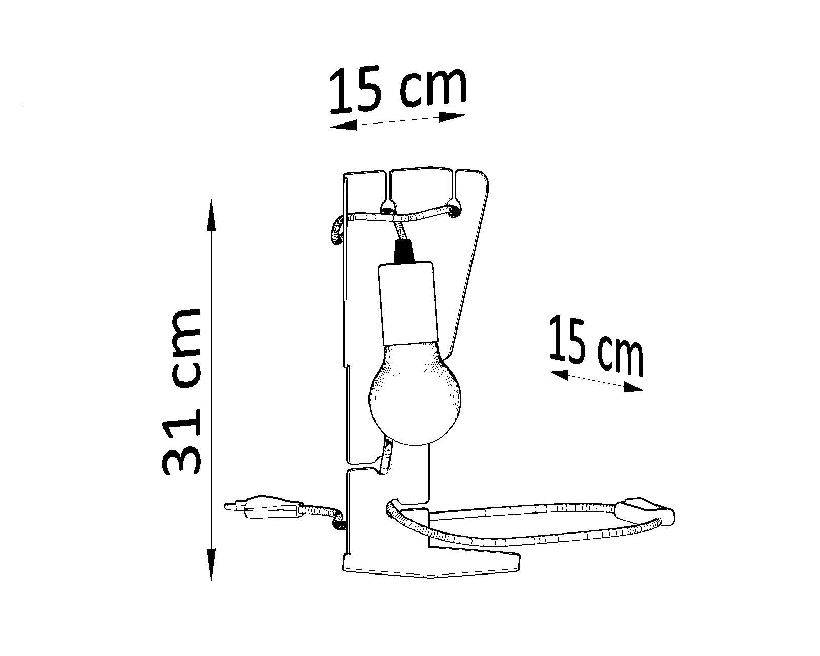 Table lamp ARBY white