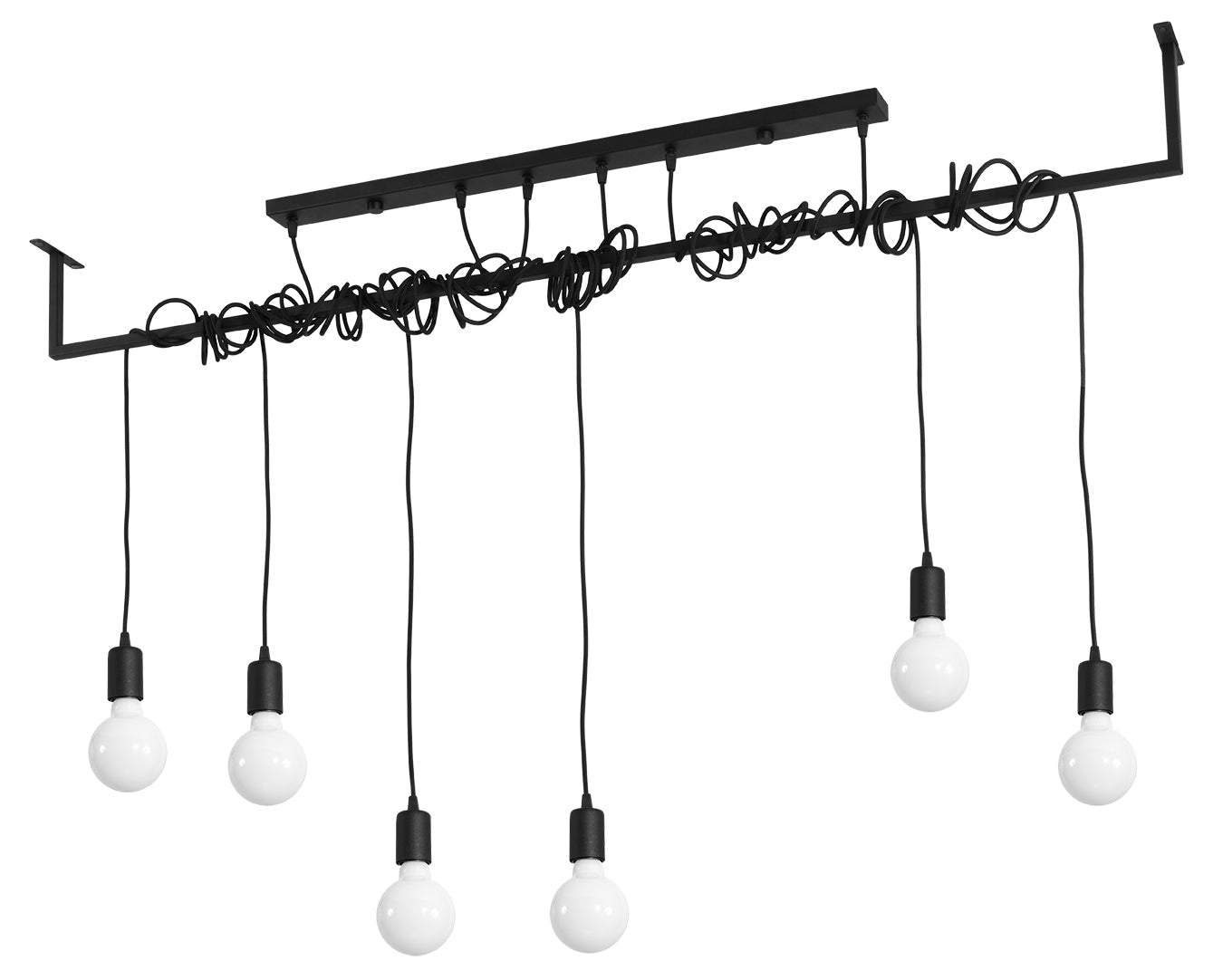 Chandelier SALAMANCA 6 black