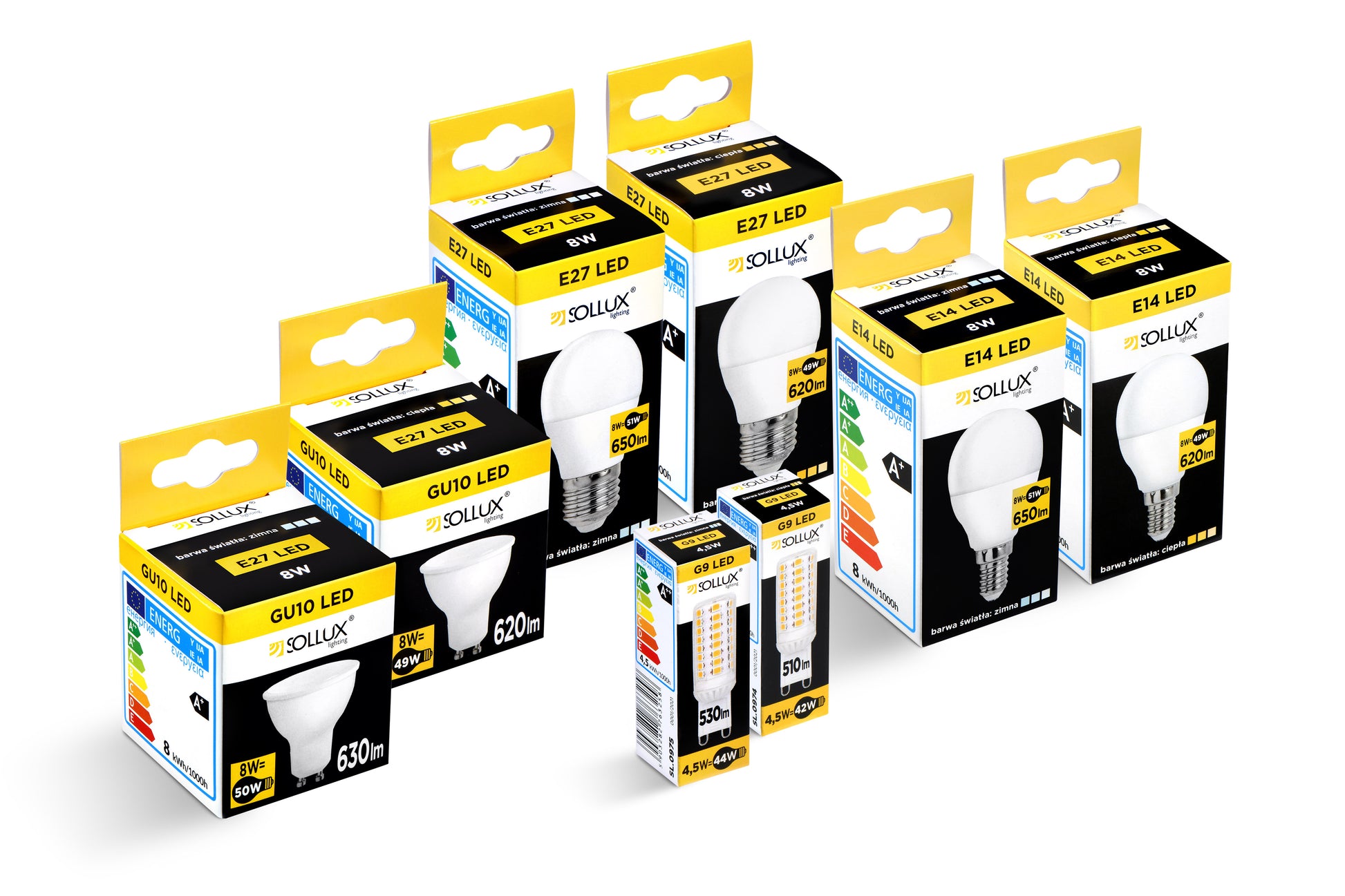 LED bulb E27 3000K 8W 620lm