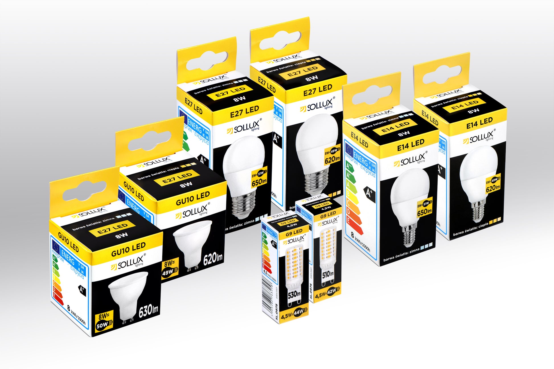 LED bulb GU10 3000K 8W 620lm