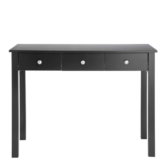 Florence  3 drawer Dressing Table in Black