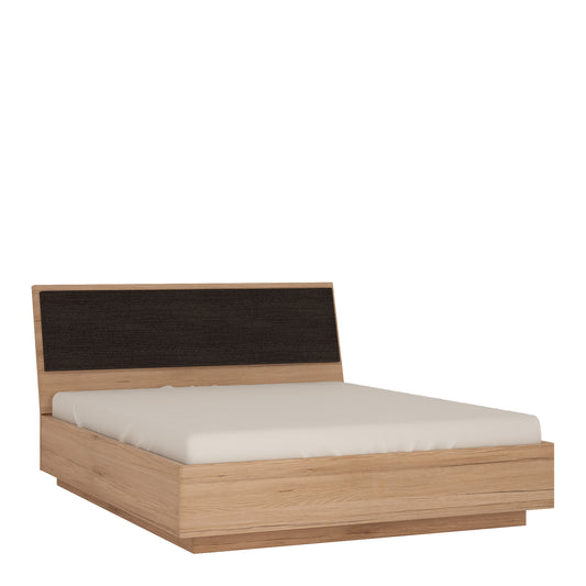 Kensington  160cm King Bed frame with lift up frame inc slats in Oak