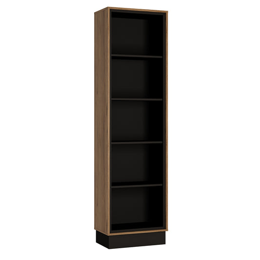 Brolo  Tall bookcase in Walnut and White