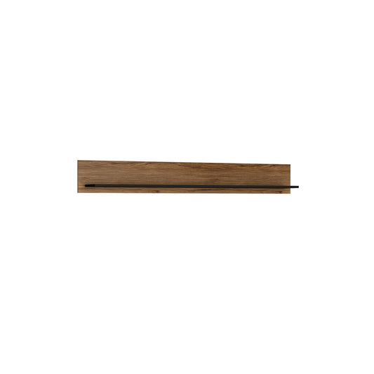 Brolo  Wall shelf 167 cm in Walnut and Black