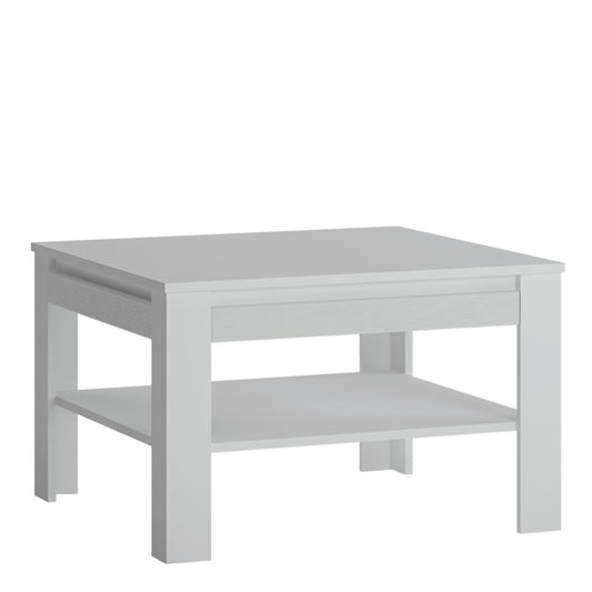 Novi  Coffee Table with shelf in Alpine White