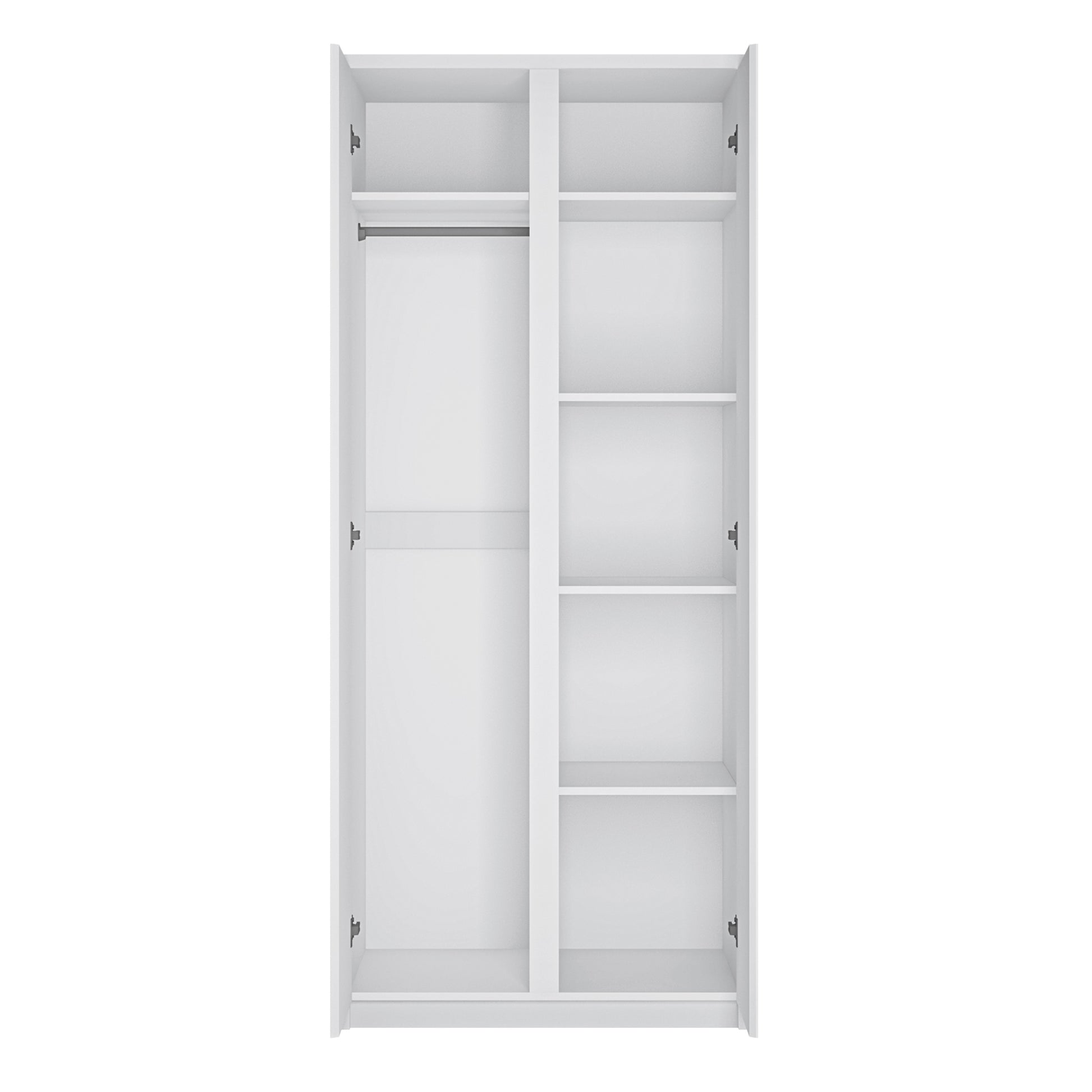 Fribo White Fribo 2 door wardrobe in White