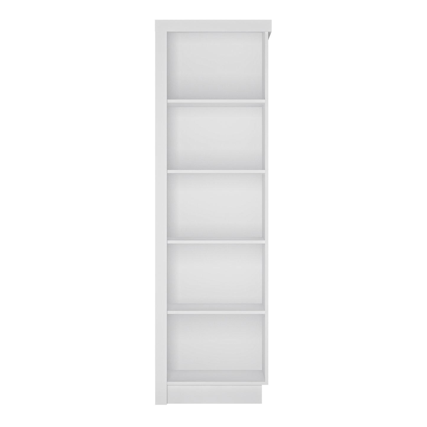 Lyon  Bookcase (RH) in White and High Gloss