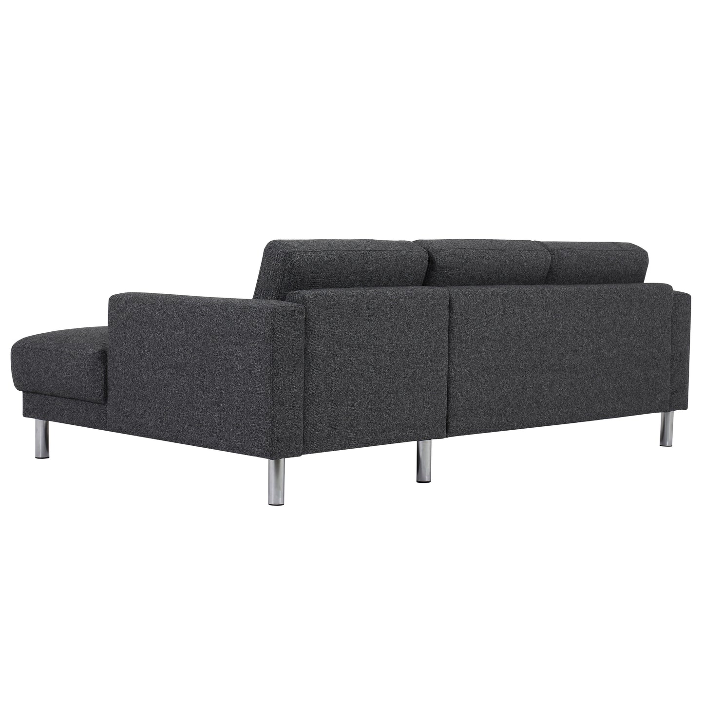 Cleveland  Chaiselongue Sofa (RH) in Nova Anthracite