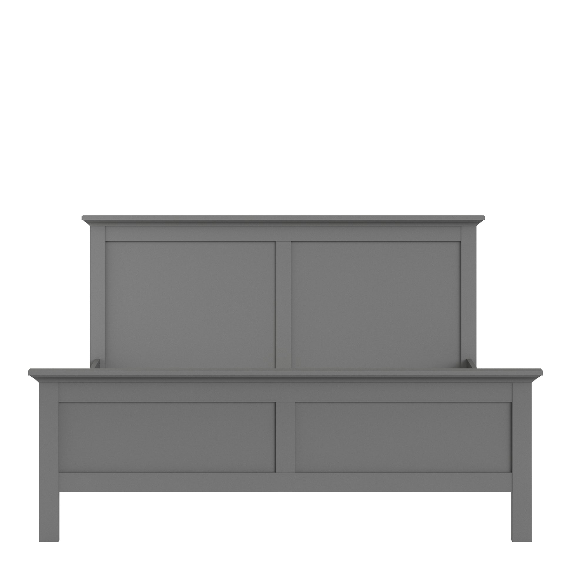 Paris  Super King Bed (180 x 200) in Matt Grey