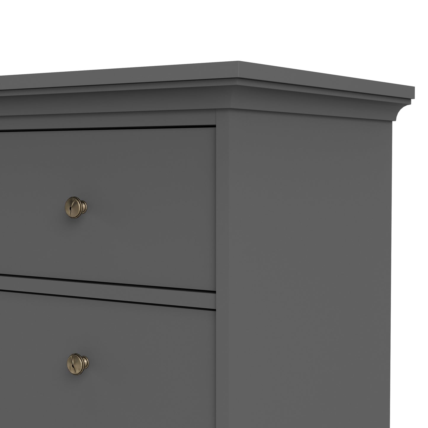 Paris  Chest of 8 Drawers in Matt Grey