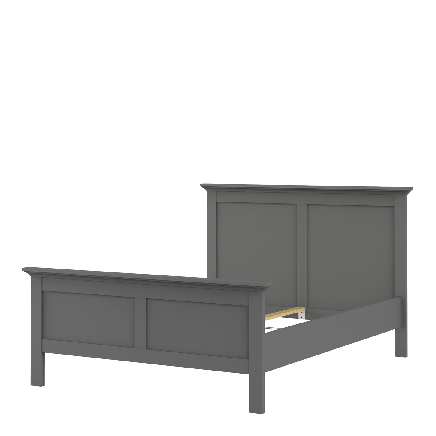 Paris  Double Bed 4ft6 (140 x 200) in Matt Grey