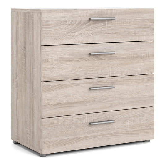 Pepe  Chest of 4 Drawers in Truffle Oak