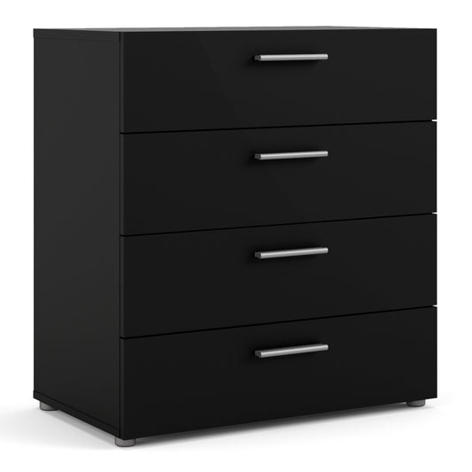 Pepe  Chest of 4 Drawers in Black