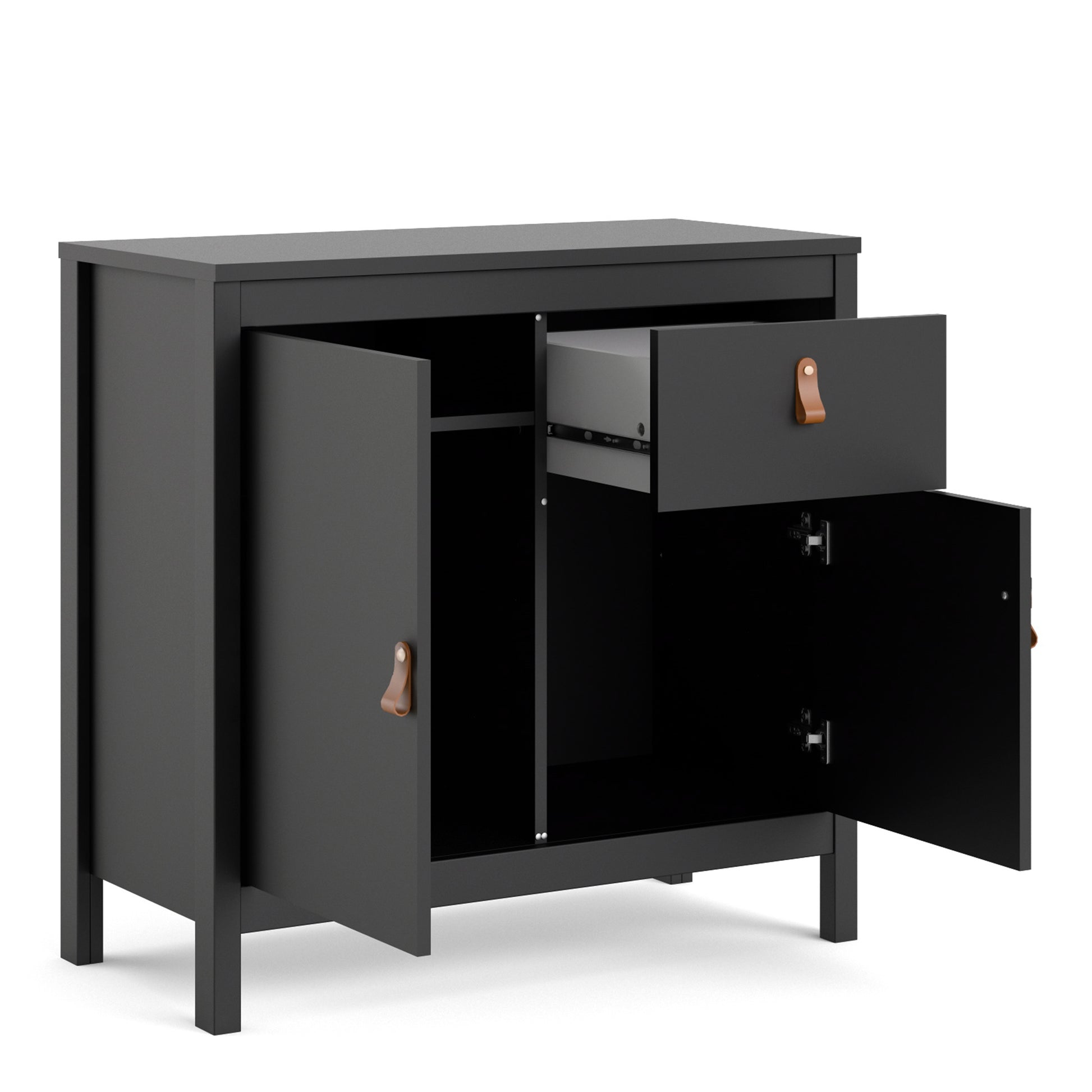 Barcelona  Sideboard 2 doors + 1 drawer in Matt Black