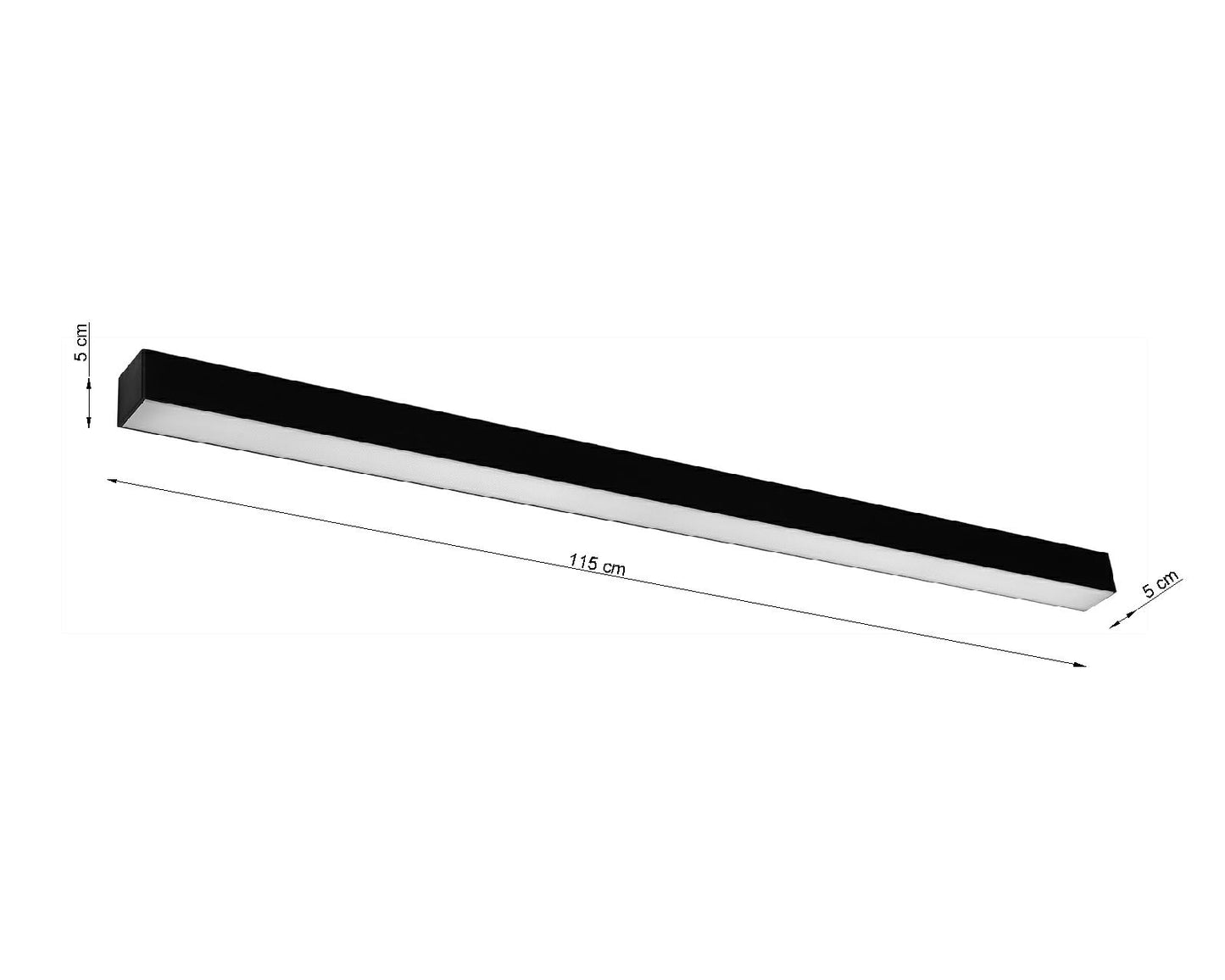 Wall lamp PINNE 115 black